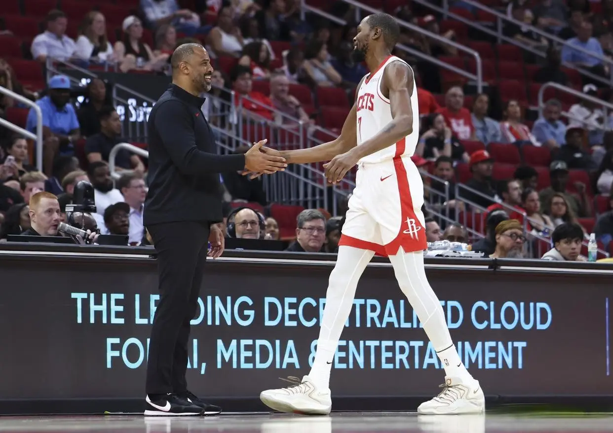 本场对阵老, 看得出火箭